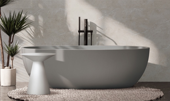 HANEX application: CT-005 Mystic Concrete + CT-007 Vintage Concrete